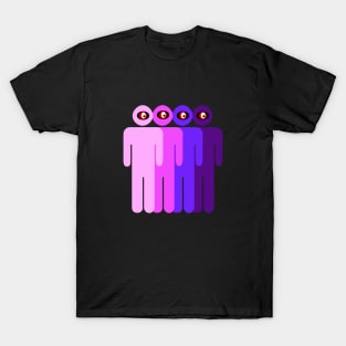 small men cyclopes multicolor T-Shirt